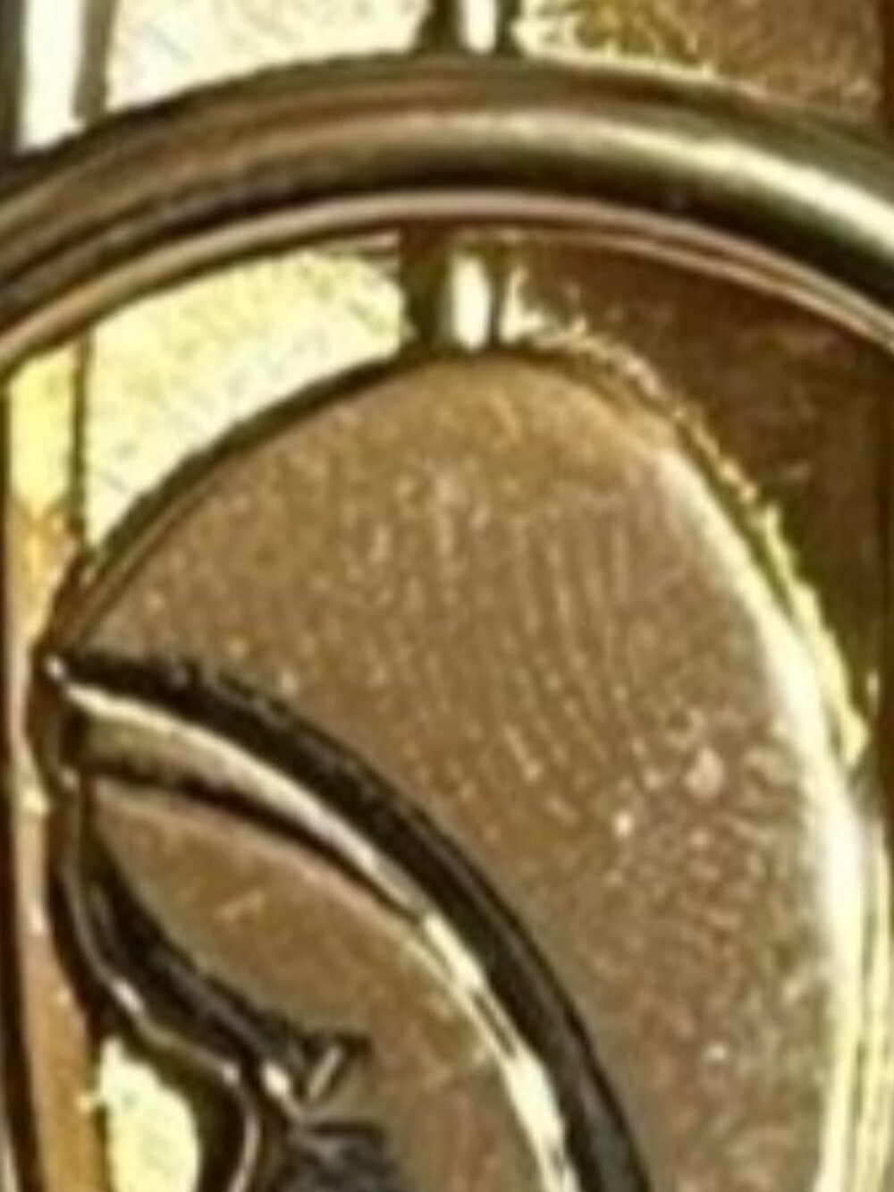 Vintage Mother Mary Prayer Brooch